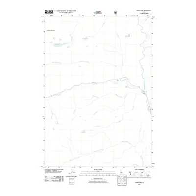 2011 Map of Enos Lake, 2011 Print