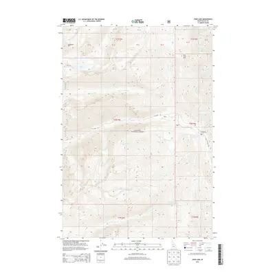 2013 Map of Enos Lake, 2013 Print