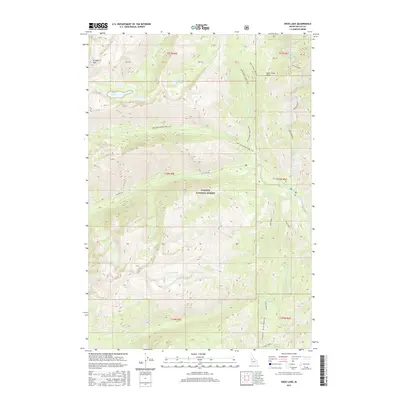 2017 Map of Enos Lake, 2017 Print