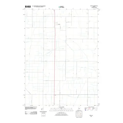 2010 Map of Enos, 2010 Print