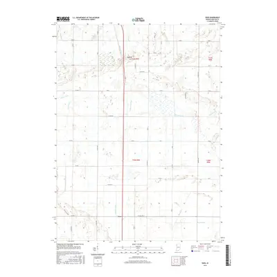 2016 Map of Enos, 2016 Print