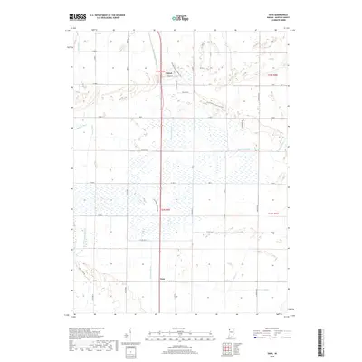 2019 Map of Enos, 2019 Print