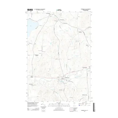 2015 Map of Enosburg Falls, 2015 Print