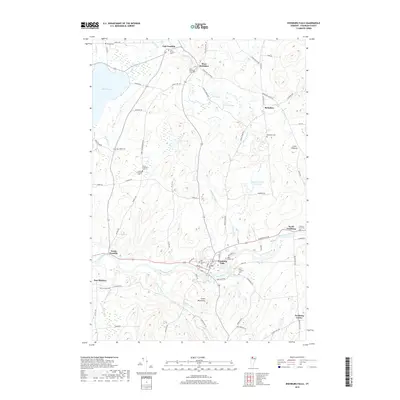 2018 Map of Enosburg Falls, 2018 Print