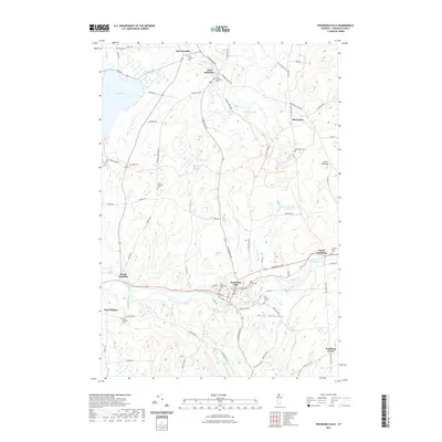 2021 Map of Enosburg Falls, 2021 Print