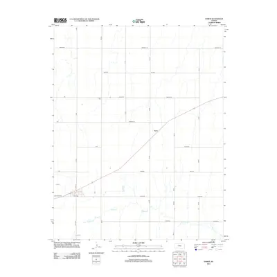2012 Map of Ensign, 2012 Print