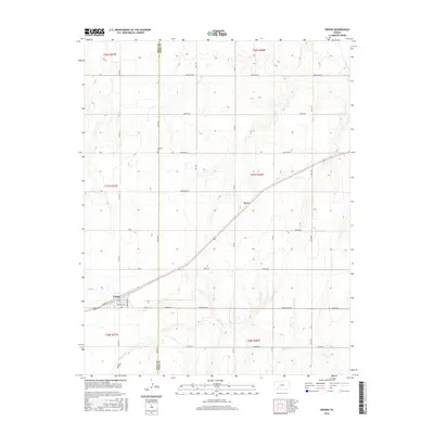 2016 Map of Ensign, 2016 Print