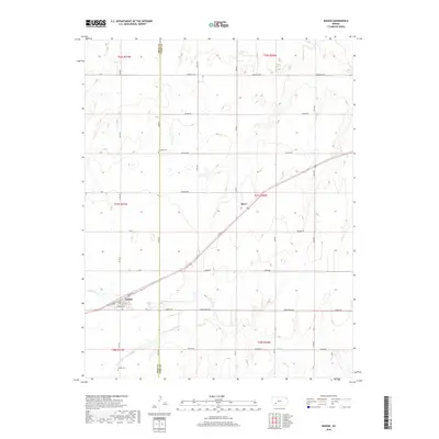 2018 Map of Ensign, 2018 Print