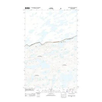 2013 Map of Ensign Lake East, 2013 Print