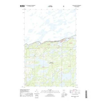 2019 Map of Ensign Lake East, 2019 Print