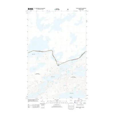 2013 Map of Ensign Lake West, 2013 Print