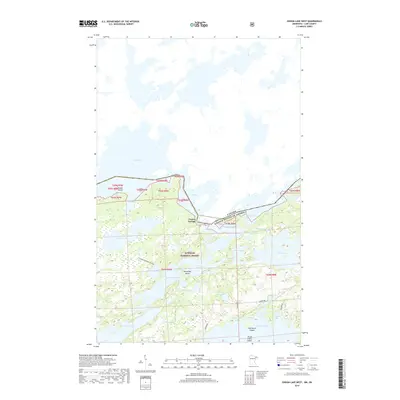 2019 Map of Ensign Lake West, 2019 Print