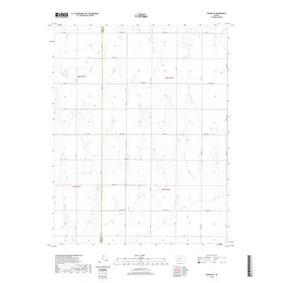 2018 Map of Ensign SW, 2018 Print
