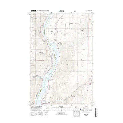2014 Map of Entiat, 2014 Print