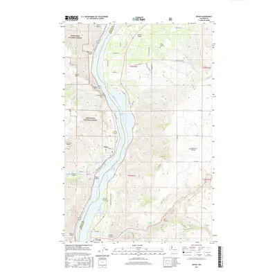 2017 Map of Entiat, 2017 Print