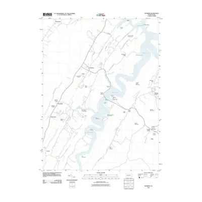 2010 Map of Entriken, 2010 Print