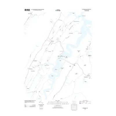 2013 Map of Entriken, 2013 Print