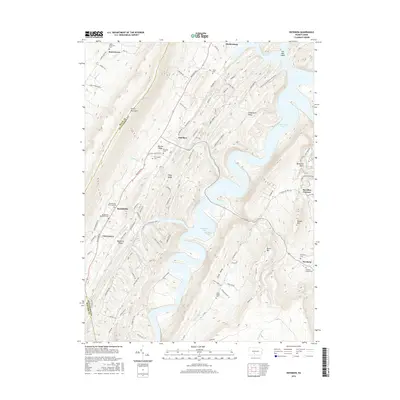 2016 Map of Entriken, 2016 Print