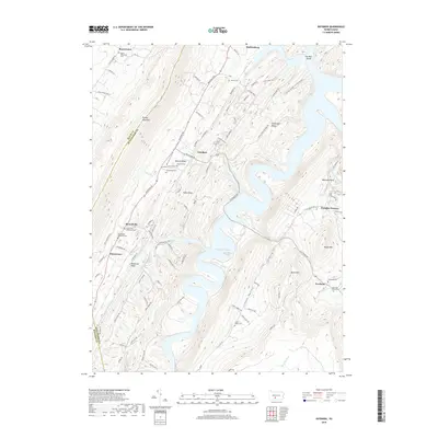 2019 Map of Entriken, 2019 Print