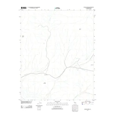 2012 Map of Epaulet Peak, 2012 Print