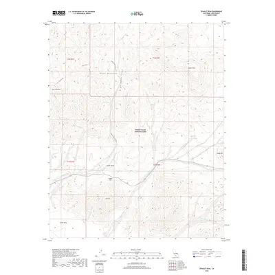 2018 Map of Epaulet Peak, 2018 Print