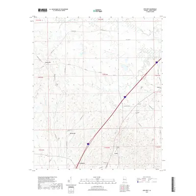 2018 Map of Epes West, 2018 Print