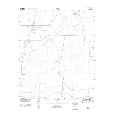 2012 Map of Epps, 2012 Print