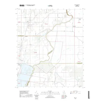 2018 Map of Epps, 2018 Print