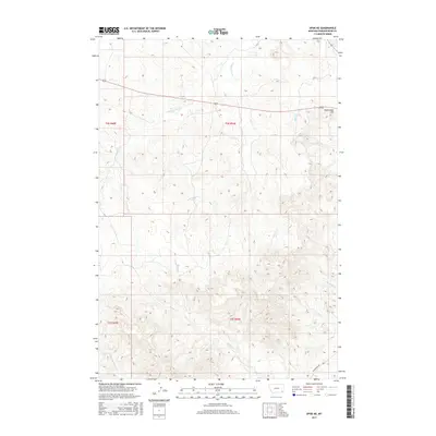 2017 Map of Epsie NE, 2017 Print