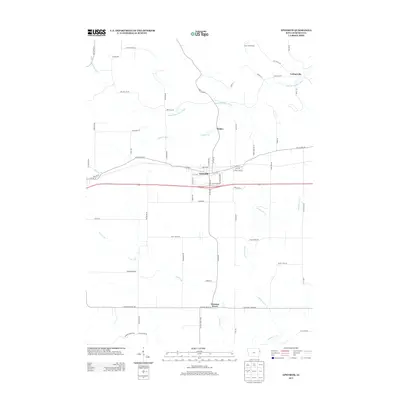 2013 Map of Epworth, 2013 Print