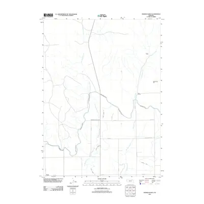 2011 Map of Erdman Ranch, 2011 Print