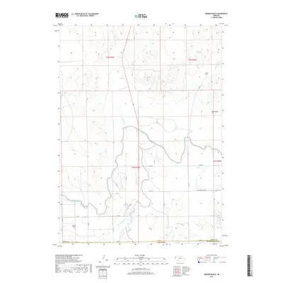 2017 Map of Erdman Ranch, 2017 Print