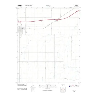 2010 Map of Erick, 2010 Print