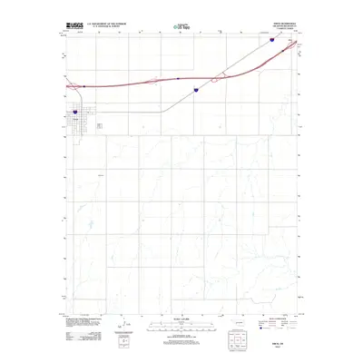 2012 Map of Erick, 2012 Print
