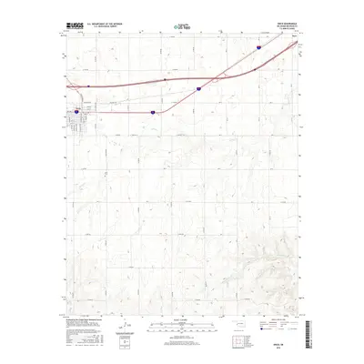 2016 Map of Erick, 2016 Print