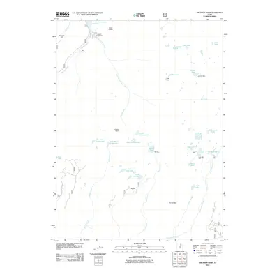 2011 Map of Erickson Basin, 2011 Print