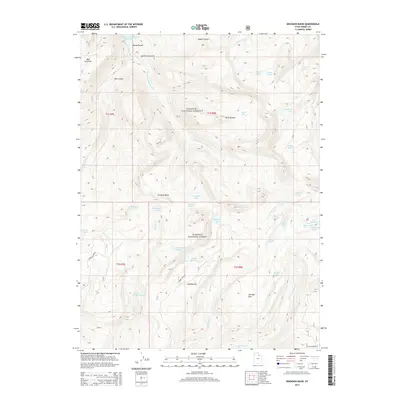 2014 Map of Erickson Basin, 2014 Print