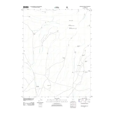2011 Map of Erickson Knoll, 2011 Print