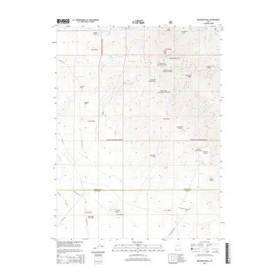 2014 Map of Erickson Knoll, 2014 Print