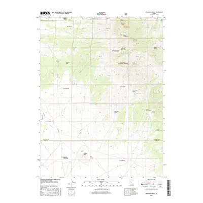 2017 Map of Erickson Knoll, 2017 Print