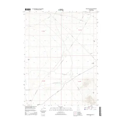 2014 Map of Erickson Wash SW, 2014 Print