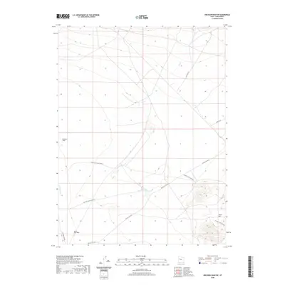 2020 Map of Erickson Wash SW, 2020 Print