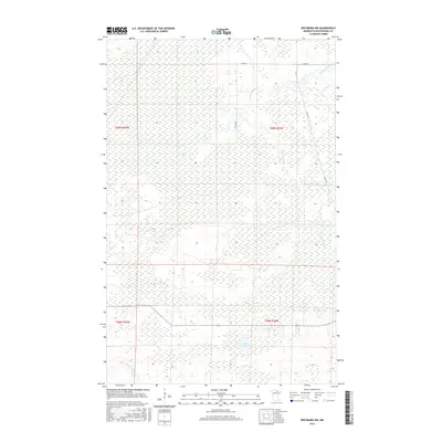 2016 Map of Ericsburg NW, 2016 Print
