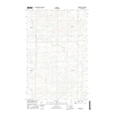 2016 Map of Ericsburg SE, 2016 Print
