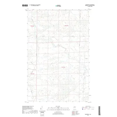 2019 Map of Ericsburg SE, 2019 Print