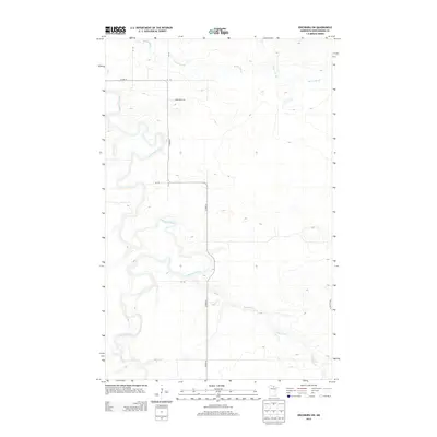 2013 Map of Ericsburg SW, 2013 Print