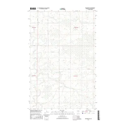2016 Map of Ericsburg SW, 2016 Print