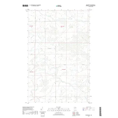2019 Map of Ericsburg SW, 2019 Print