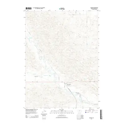 2014 Map of Ericson, 2014 Print