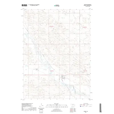2017 Map of Ericson, 2017 Print
